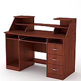 Комп'ютерний стіл Компаніт Комфорт-5 з надбудовою дсп, фото 8