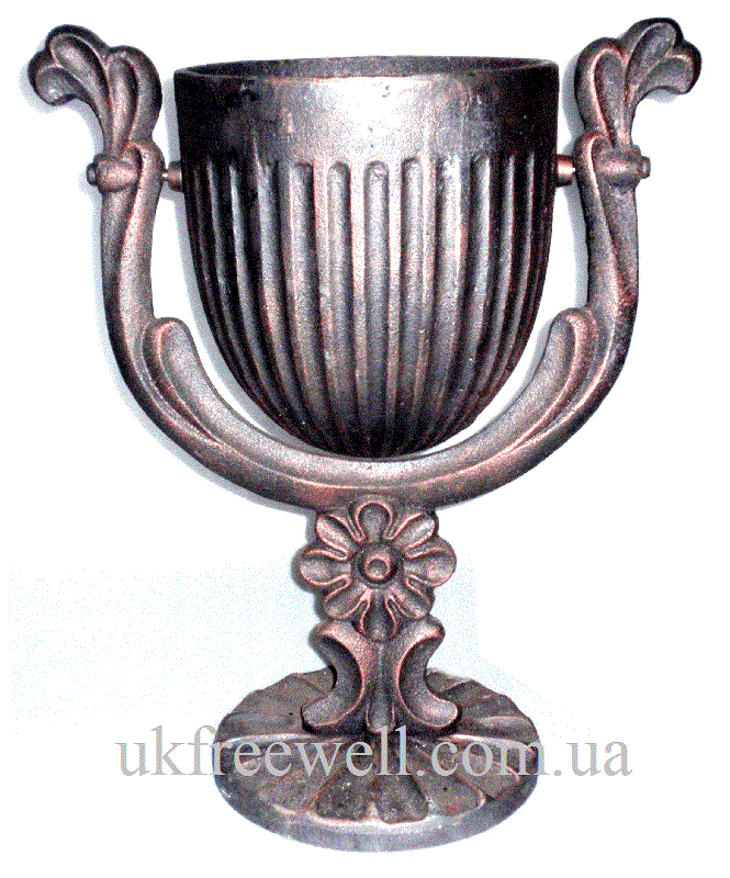 Урна для сміття чавунна художня
