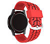 Силіконовий ремінець Primo Splint для годинника Samsung Gear S3 Classic SM-R770 / Frontier RM-760 - Red&Black, фото 2