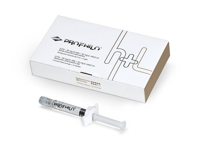 Препарат Profhilo для ін'єкційного биоремоделирования шкіри.