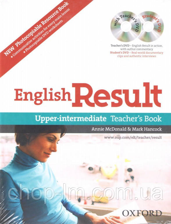 English Result Upper-Intermediate teacher's Resource Pack with DVD and Photocopiable Materials Book / Для вчить