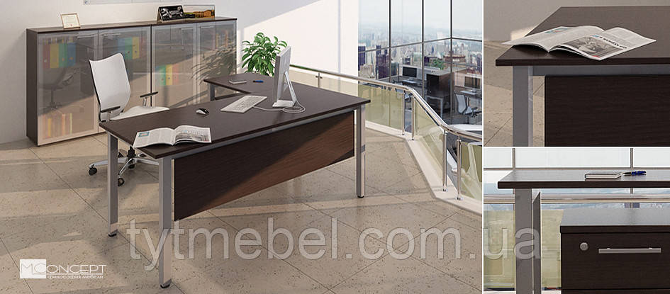 Офисная готовая мебель для персонала Озон 5 офисный стол - фото 3 - id-p43282957