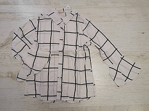 Котонові сорочки на дівчаток оптом, Glo-story, 110-160 рр, фото 2
