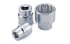 Головка торцева 12-гранна 1/2" 25мм TOPTUL BAEB1625