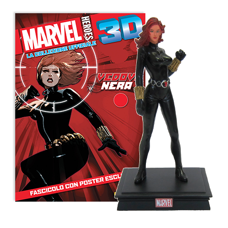 Мініатюрна фігура Герої Marvel 3D №09 Чорна вдова (Centauria) масштаб 1:16, фото 1
