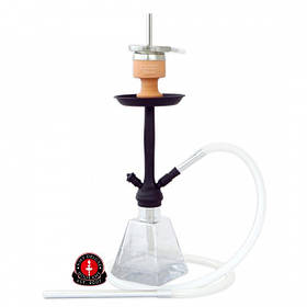 Кальян AMY Deluxe 038 I need you висота 55 см на 1 персону прозорий