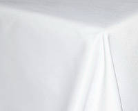 Тканина для Скатертин Однотон-155 Біла (Рис.5) з Тефлон просоченням 155см