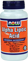 Улучшение метаболизма NOW Foods Alpha Lipoic Acid 600mg 60 caps