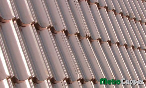 Медная черепица Метротайл Медная черепица Метротайл