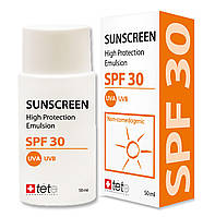Сонцезахисний флюїд SUNSCREEN SPF30 TETe Cosmeceutical, 50 мл