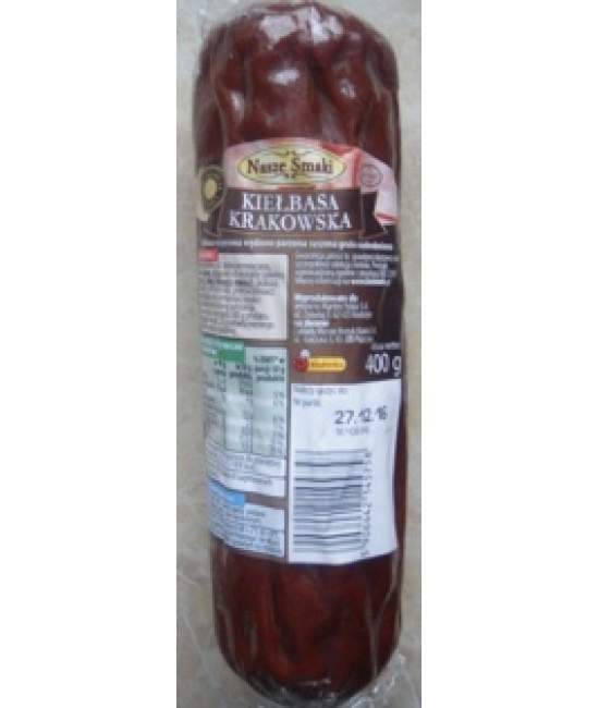 Ковбаса Krakowska Nasze smaki 400гр