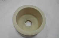 Круг шлифовальный на керамической связке профиль чашка цилиндрическая ЧЦ-6 25А (150х80х32) 25СМ (F60)