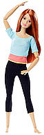 Кукла Барби йога Безграничные движения с красно-рыжая Barbie Made to Move DPP74