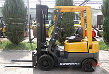 Газовий вилковий навантажувач 1,5 тонни TCM FG15N18T б/у, фото 4
