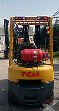Газовий вилковий навантажувач 1,5 тонни TCM FG15N18T б/у, фото 6