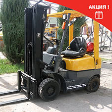 Газовий вилковий навантажувач 1,5 тонни TCM FG15N18T б/у, фото 3