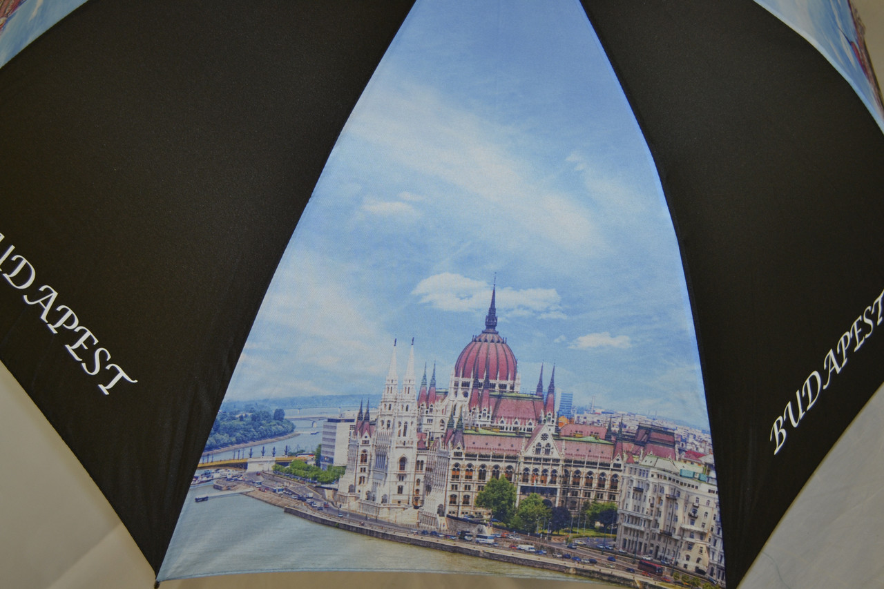 Зонт-трость с фото великолепного города Будапешта - фото 2 - id-p54157710