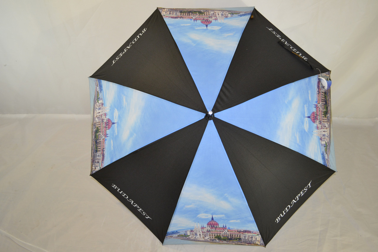 Зонт-трость с фото великолепного города Будапешта - фото 4 - id-p54157710