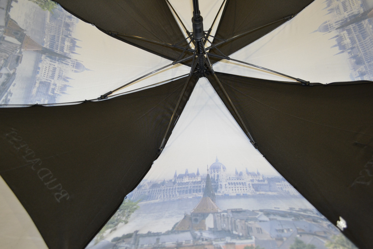 Зонт-трость с фото великолепного города Будапешта - фото 8 - id-p54157710