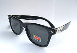 Сонцезахисні окуляри Ray Ban Wayfarer (скло) зі стильною дужкою