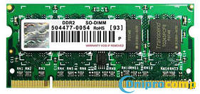 Модуль пам'яті SO-DIMM DDR2 512MB 667MHz в асорт.