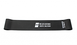 Еспандер для ніг Mini Bands Way4You 9-14 кг Чорна