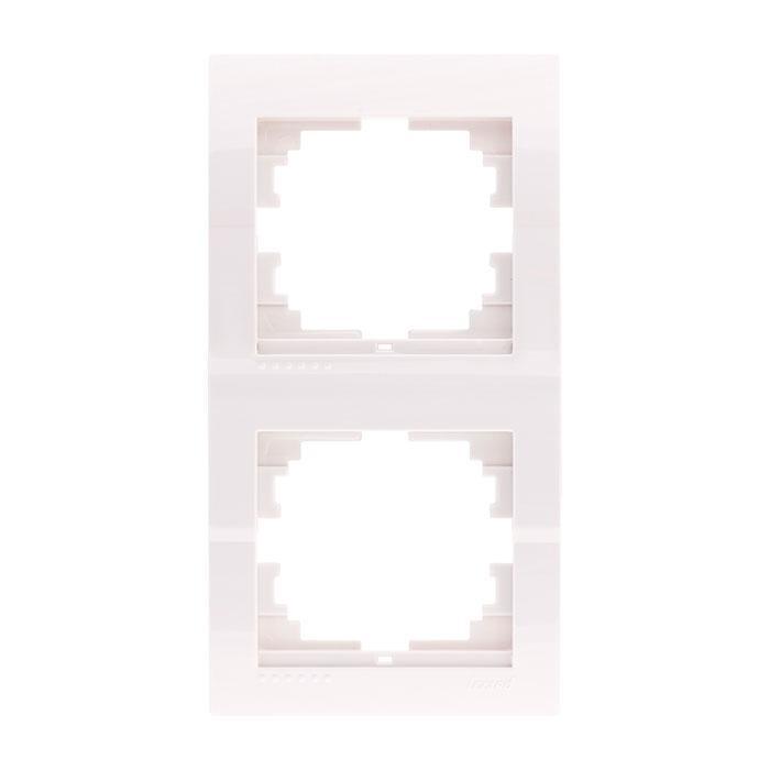 Рамка 2-а вертикальна б/вст DERIY, фото 1