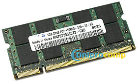 Модуль пам'яті SO-DIMM DDR2 1GB 667MHz в асорт.
