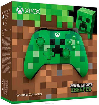 Xbox One бездротовий геймпад Minecraft Creeper (Оригінал)