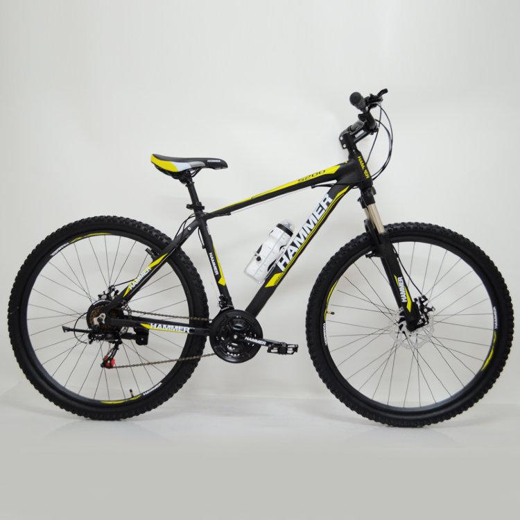 Спортивный велосипед 29" HAMMER Черно-Желтый (black-yellow)
