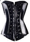 Корсет лаковий, на груди чорний, фото 5