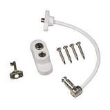 Дитячий замок безпеки з тросом для вікон. Колір білий. (00169), фото 2