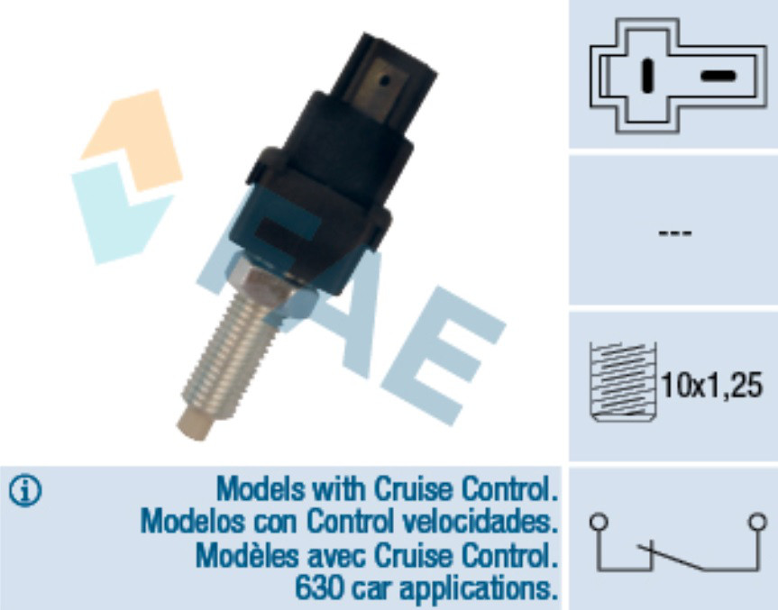 Вимикач стоп сигналу Mazda 626 GD GE GF, фото 1