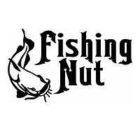 Виниловая наклейка -fishing nut