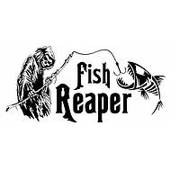 Виниловая наклейка -fish reaper