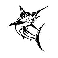 Виниловая наклейка - рыба 5
