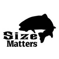 Виниловая наклейка - size matters