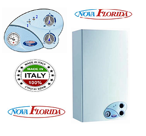 Котел газовий двоконтурний (настінний) Nova Florida Vela Compact CTFS 24 AF (турбований)