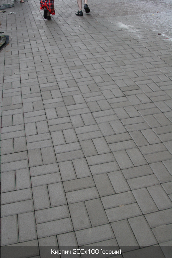 Цегла стандартна (сірий) 6см.