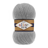 Alize Angora Real 40 — 21 сірий