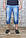 Бриджі чоловічі джинсові Crown Jeans модель 2654 (DN60), фото 3