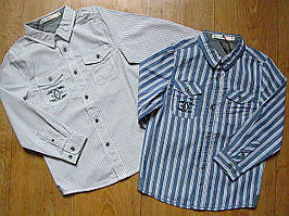 Котонові сорочки для хлопчиків от фирмы Glo-story. 98-110 р.