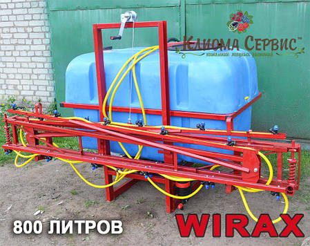 Обприскувач навісний Wirax 800 л./14м., фото 1