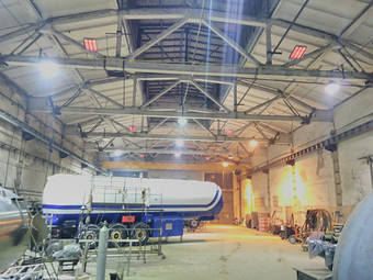 Обігрів виробничих цехів ТОВ "ЕВЕРЛАСТ"