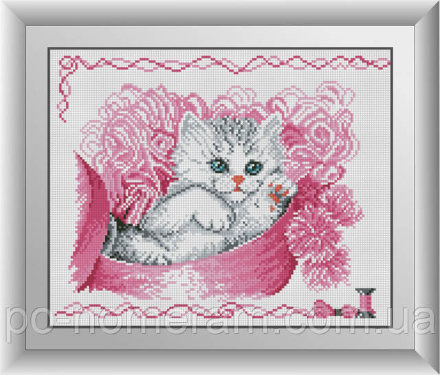 алмазна вишивка кішка купити в києві алмазна мозаїка кішка