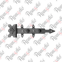 Завіса декоративна стріла, накладка на петлі 120х425х3 Арт. 61.330