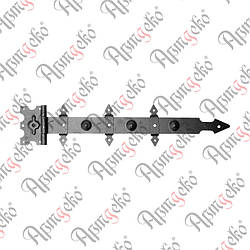 Завіса декоративна стріла, накладка на петлі 120х620х3 Арт. 61.332