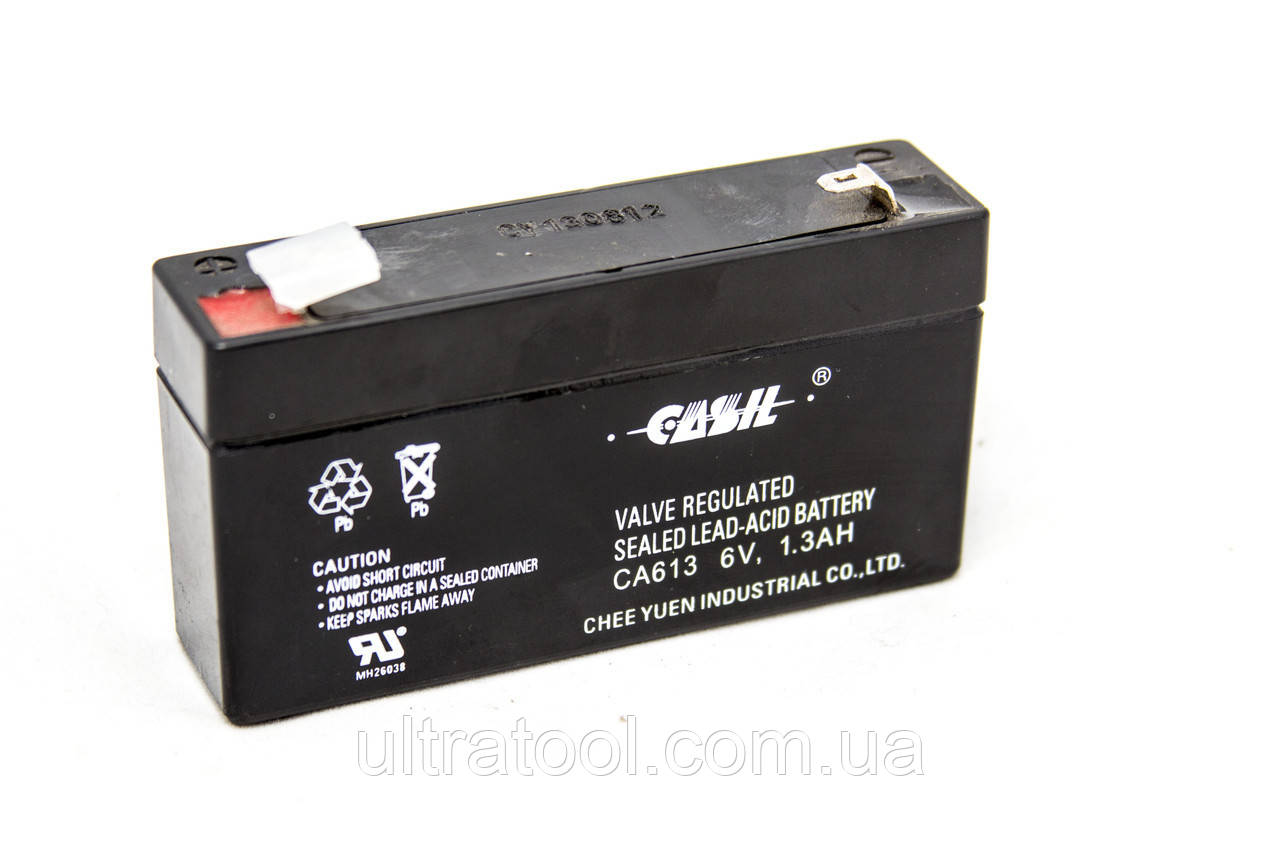 Акумулятор олив'яно-кислотний Casil 6v 1.3a
