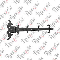 Завіса декоративна стріла, накладка на петлі 225х530х4 Арт. 61.307