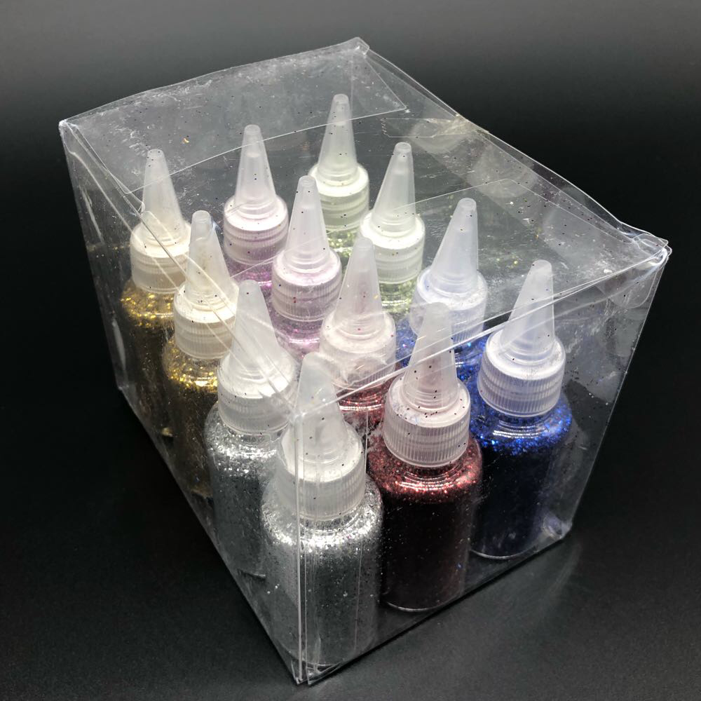 Блискітки в баночках. 12шт, фото 1